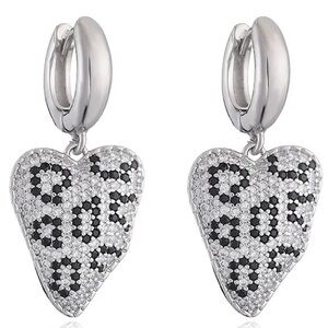 Wild Asymmetrical Heart Earrings